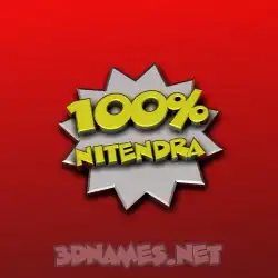 nitendra in 100 Percent style - 3D name wallpaper