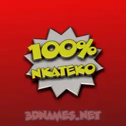 nkateko in 100 Percent style - 3D name wallpaper