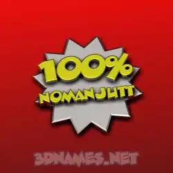 nomanjutt in 100 Percent style - 3D name wallpaper