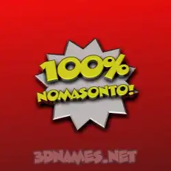 nomasonto in 100 Percent style - 3D name wallpaper