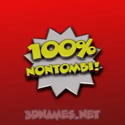 nontombi in 100 Percent style - 3D name wallpaper