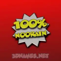 noorain in 100 Percent style - 3D name wallpaper