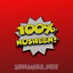nosheen in 100 Percent style - 3D name wallpaper