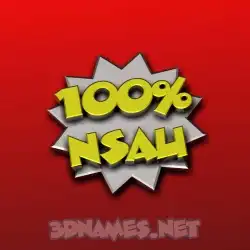 nsau in 100 Percent style - 3D name wallpaper