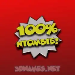 ntombie in 100 Percent style - 3D name wallpaper