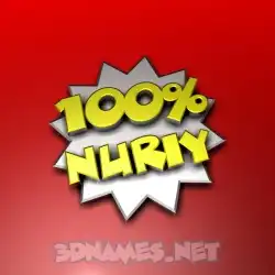 nuriy in 100 Percent style - 3D name wallpaper