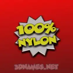 nylon in 100 Percent style - 3D name wallpaper