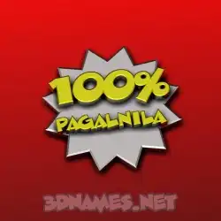 pagalnila in 100 Percent style - 3D name wallpaper
