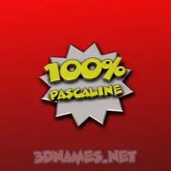 pascaline in 100 Percent style - 3D name wallpaper