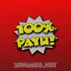 payu in 100 Percent style - 3D name wallpaper