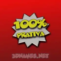 prativa in 100 Percent style - 3D name wallpaper