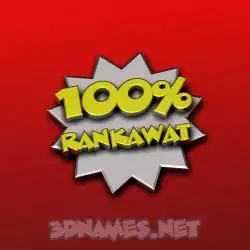 rankawat in 100 Percent style - 3D name wallpaper