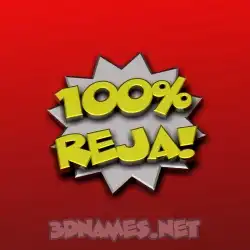 reja in 100 Percent style - 3D name wallpaper