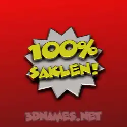 saklen in 100 Percent style - 3D name wallpaper