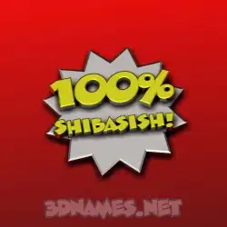 shibasish in 100 Percent style - 3D name wallpaper