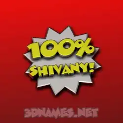 shivany in 100 Percent style - 3D name wallpaper