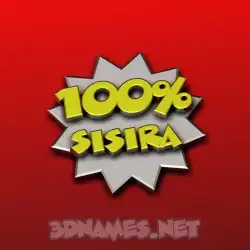 sisira in 100 Percent style - 3D name wallpaper