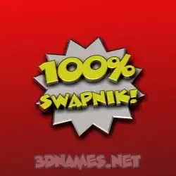 swapnik in 100 Percent style - 3D name wallpaper
