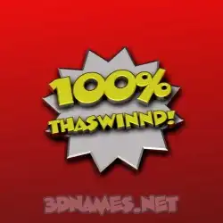 thaswinnd in 100 Percent style - 3D name wallpaper