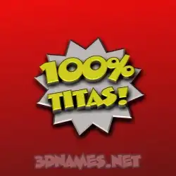 titas in 100 Percent style - 3D name wallpaper