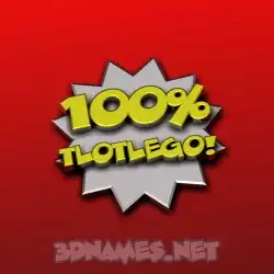 tlotlego in 100 Percent style - 3D name wallpaper