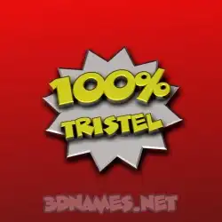 tristel in 100 Percent style - 3D name wallpaper