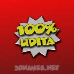 udita in 100 Percent style - 3D name wallpaper