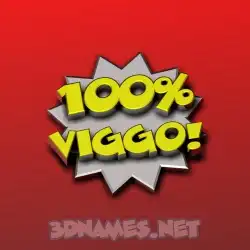 viggo in 100 Percent style - 3D name wallpaper