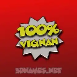 vignan in 100 Percent style - 3D name wallpaper