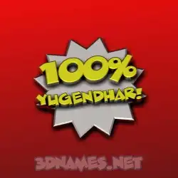 yugendhar in 100 Percent style - 3D name wallpaper