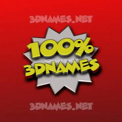 3dnames in 100 Percent style - 3D name wallpaper 3dnames in 100 Percent style - 3D name wallpaper