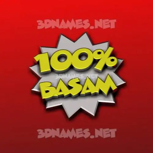 basam in 100 Percent style - 3D name wallpaper basam in 100 Percent style - 3D name wallpaper