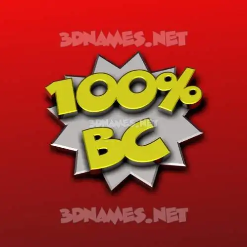 bc in 100 Percent style - 3D name wallpaper bc in 100 Percent style - 3D name wallpaper