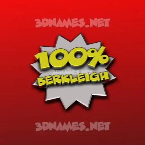 berkleigh in 100 Percent style - 3D name wallpaper berkleigh in 100 Percent style - 3D name wallpaper