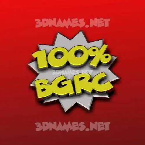 bgrc in 100 Percent style - 3D name wallpaper bgrc in 100 Percent style - 3D name wallpaper