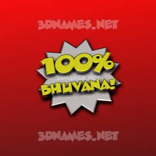 bhuvana in 100 Percent style - 3D name wallpaper bhuvana in 100 Percent style - 3D name wallpaper