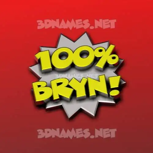 bryn in 100 Percent style - 3D name wallpaper bryn in 100 Percent style - 3D name wallpaper