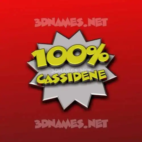 cassidene in 100 Percent style - 3D name wallpaper cassidene in 100 Percent style - 3D name wallpaper