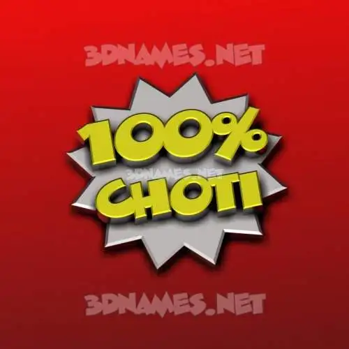 choti in 100 Percent style - 3D name wallpaper choti in 100 Percent style - 3D name wallpaper
