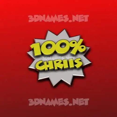 chriis in 100 Percent style - 3D name wallpaper chriis in 100 Percent style - 3D name wallpaper