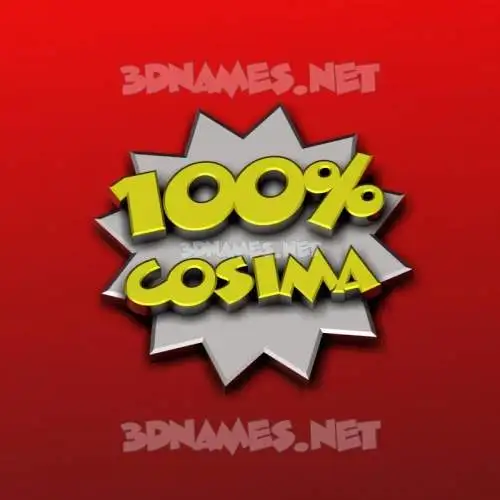 cosima in 100 Percent style - 3D name wallpaper cosima in 100 Percent style - 3D name wallpaper