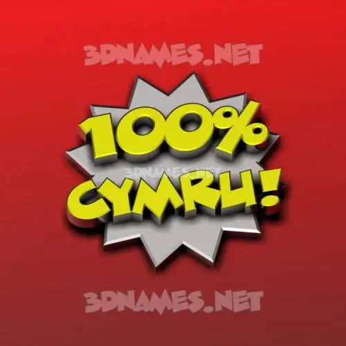cymru in 100 Percent style - 3D name wallpaper cymru in 100 Percent style - 3D name wallpaper
