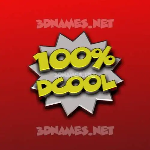 dcool in 100 Percent style - 3D name wallpaper dcool in 100 Percent style - 3D name wallpaper