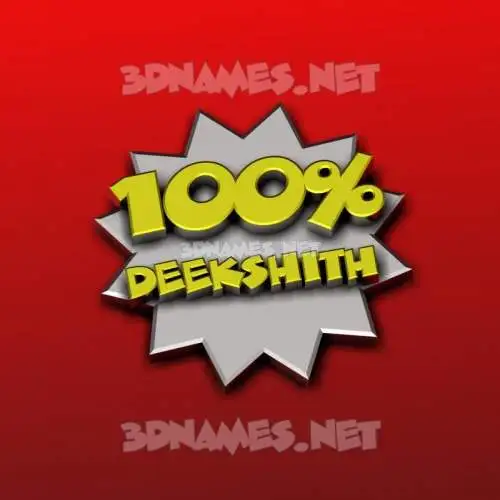 deekshith in 100 Percent style - 3D name wallpaper deekshith in 100 Percent style - 3D name wallpaper