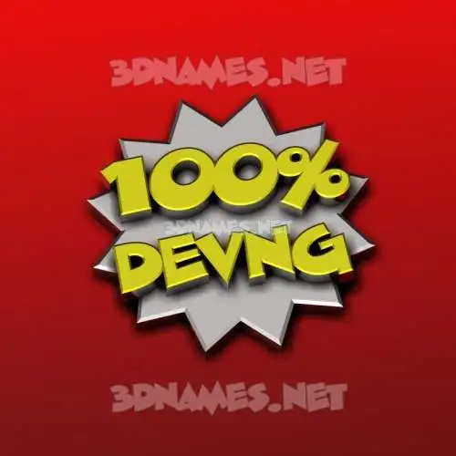 devng in 100 Percent style - 3D name wallpaper devng in 100 Percent style - 3D name wallpaper
