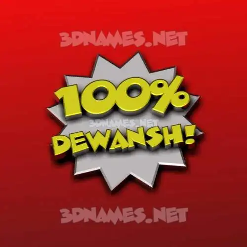 dewansh in 100 Percent style - 3D name wallpaper dewansh in 100 Percent style - 3D name wallpaper