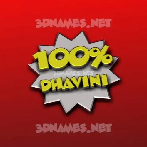 dhavini in 100 Percent style - 3D name wallpaper dhavini in 100 Percent style - 3D name wallpaper