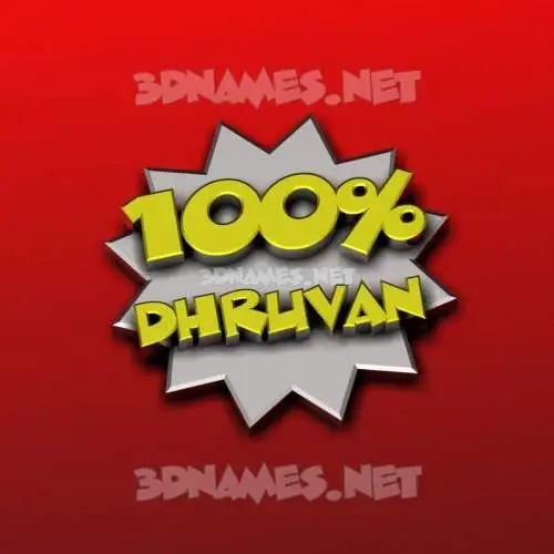 dhruvan in 100 Percent style - 3D name wallpaper dhruvan in 100 Percent style - 3D name wallpaper