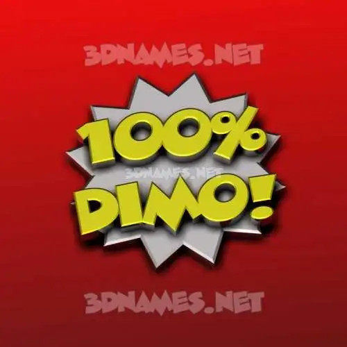 dimo in 100 Percent style - 3D name wallpaper dimo in 100 Percent style - 3D name wallpaper