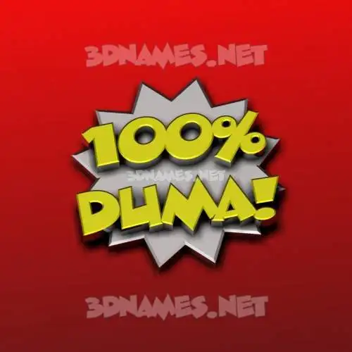 duma in 100 Percent style - 3D name wallpaper duma in 100 Percent style - 3D name wallpaper